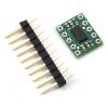 MMA7361LC/MMA7341LC 3-axis accelerometer with included 10-pin 0.1 inch male header strip. (SKU: POLOLU-1247 Image 3)