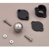 Pololu ball caster with 1/2 inch metal ball with included hardware. (SKU: POLOLU-953 Image 2)