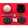 Pololu ball caster with 3/4 inch plastic ball with included hardware. (SKU: POLOLU-954 Image 2)
