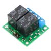 Pololu basic 2-channel SPDT relay carrier with 5 VDC relays (assembled). (SKU: POLOLU-2488 Image 3)