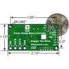 Simple Motor Controller 18v7 bottom view with dimensions. (SKU: POLOLU-1383 Image 2)