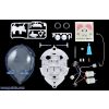 Parts included with the Tamiya 70198 Wall-Hugging Mouse. (SKU: POLOLU-1694 Image 3)