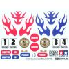 Tamiya 71113 Boxing Fighter Battle Set decoration/identification stickers. (SKU: POLOLU-939 Image 3)