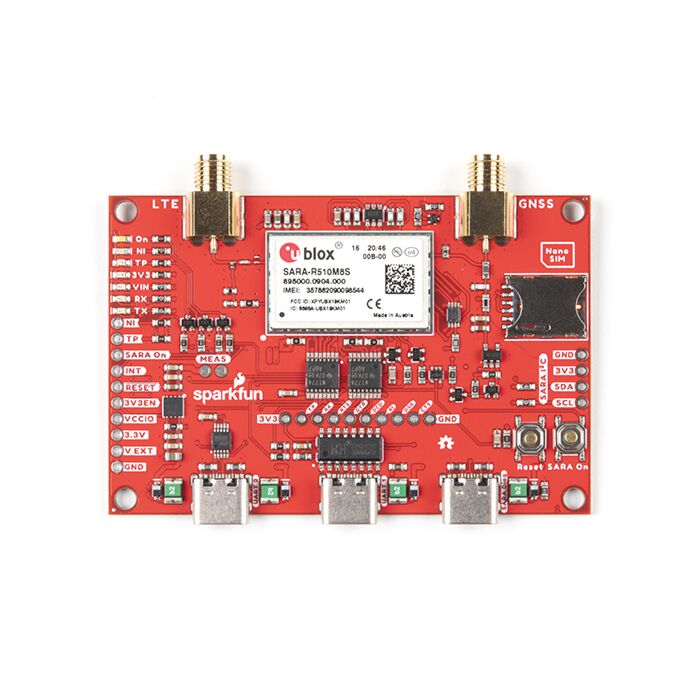 SparkFun LTE GNSS Breakout - SARA-R5 | Buy in Australia | GPS