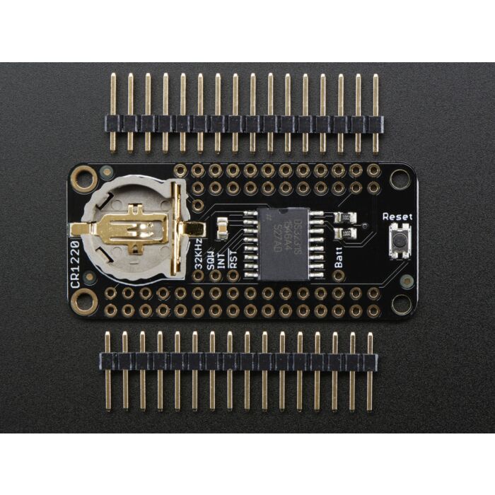 Produktbild von Adafruit DS3231 RTC FeatherWing – Präzisions-Echtzeituhr Für Feather-Boards, Mit TCXO