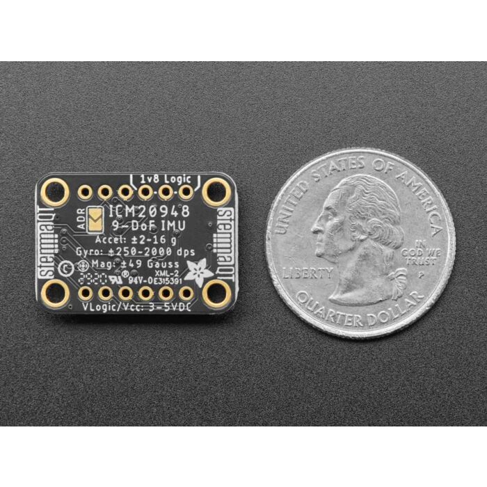 Adafruit TDK InvenSense ICM-20948 9-DoF IMU (MPU-9250 Upgrade