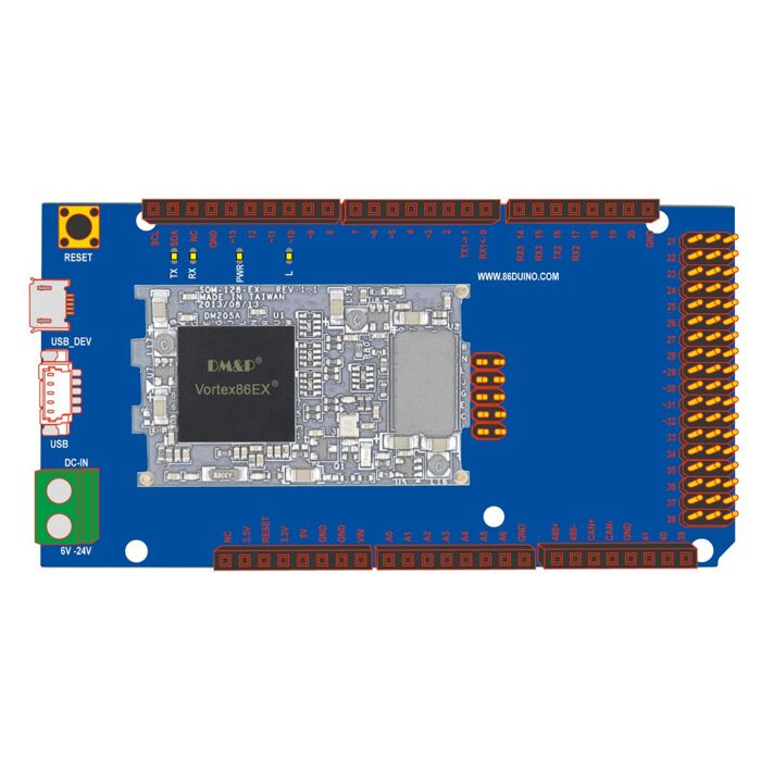 unico SWELLA AV board (W1600) ウニコ 86Duino One - an embedded platform based on Vortex86EX SoC (Seeed