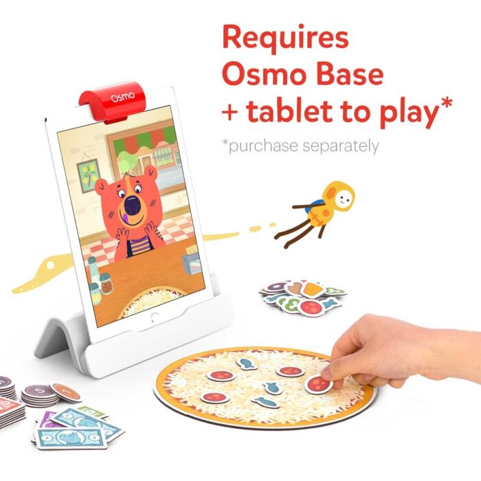 Osmo Pizza Co. – Interactive Math & Communication Skills Game for Kids Ages 5–12, Base NOT Included | Osmo base required (sold separately). Run a virtual pizza shop practicing math, communication