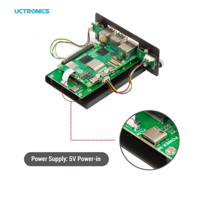 Uctronics Rack Window Fan UCTRONICS 1U Rack For Raspberry Pi 19