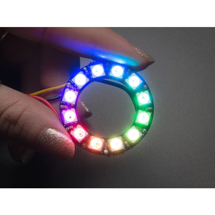 35 RGB LED Ring 35 X WS2812 5050 Full Colour with Integrated