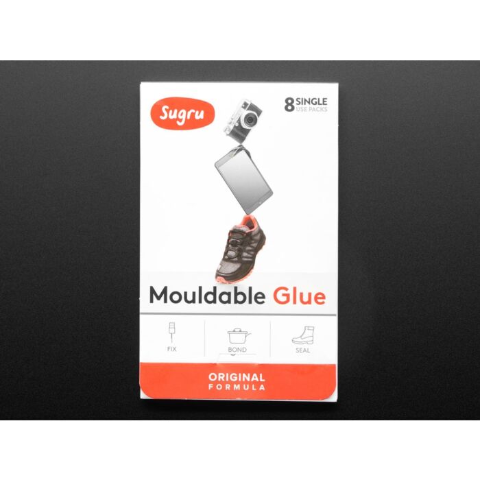 Sugru Moldable Glue Black Pack (8x 5g)
