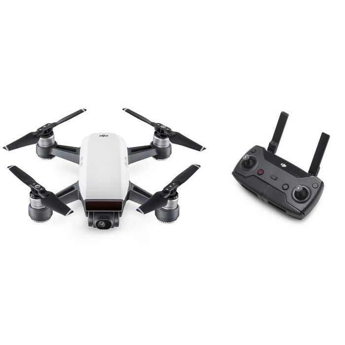 DJI Spark - Alpine White (with controller) | Core Electronics