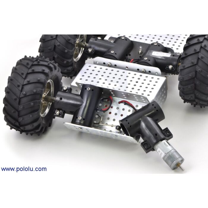 Dagu Wild Thumper 6WD All Terrain Chassis Silver 34 1 POLOLU
