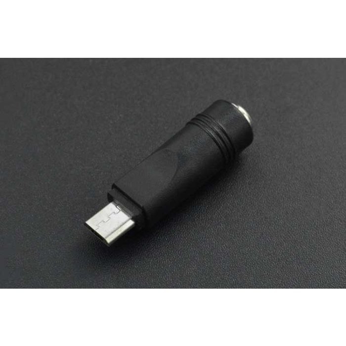 Barrel Jack Adapter - USB to 5.5mm - TOL-08639 - SparkFun Electronics