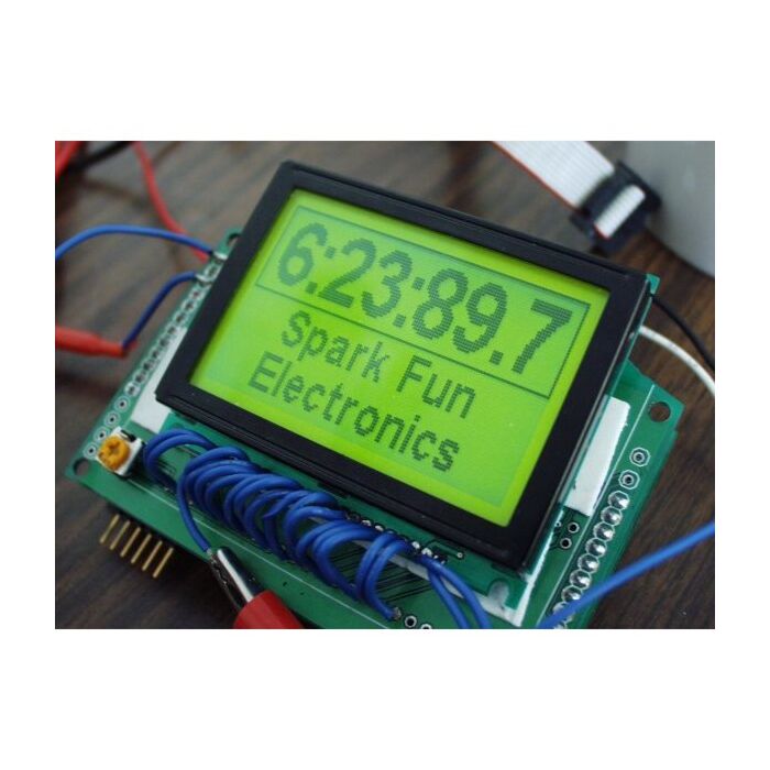 Graphic Lcd 128x64 Stn Led Backlight Sparkfun Lcd 00710 Core
