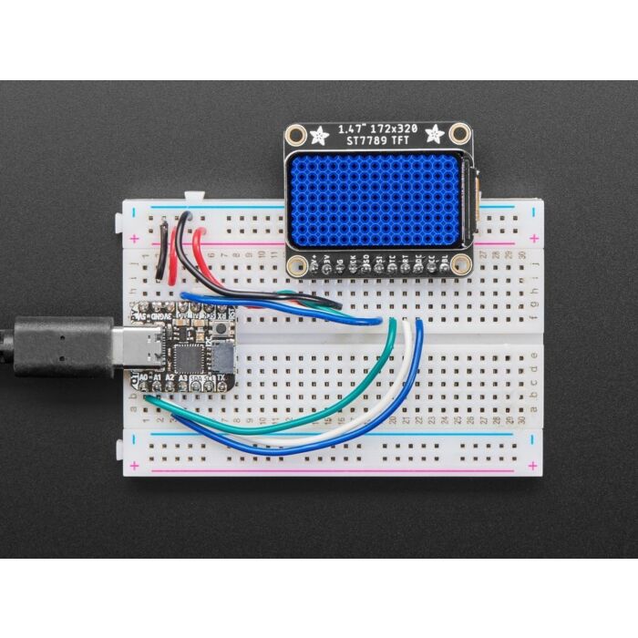 Adafruit ST7789 Écran TFT Couleur 2,9" 240x135 Pixels + Slot MicroSD - Mini Affichage Haute Résolution