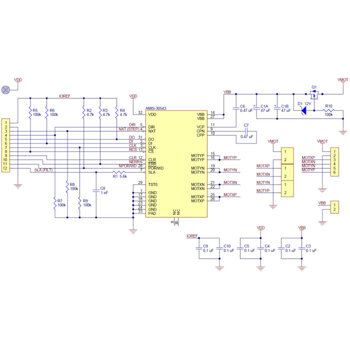 AMIS-30543 Stepper Motor Driver Carrier | Buy in Australia