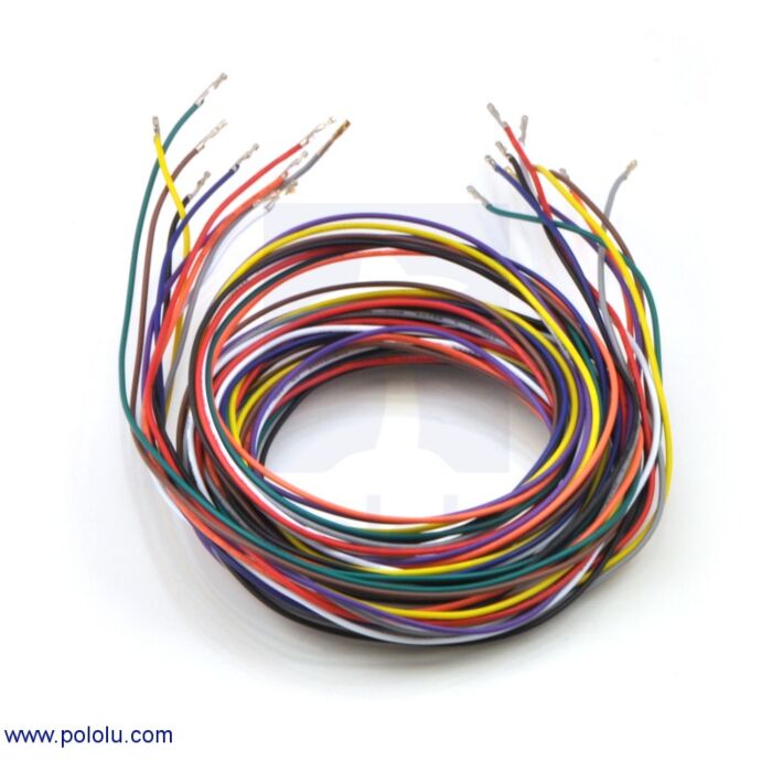 Pololu - Premium Jumper Wire 50-Piece 10-Color Assortment F-F 3