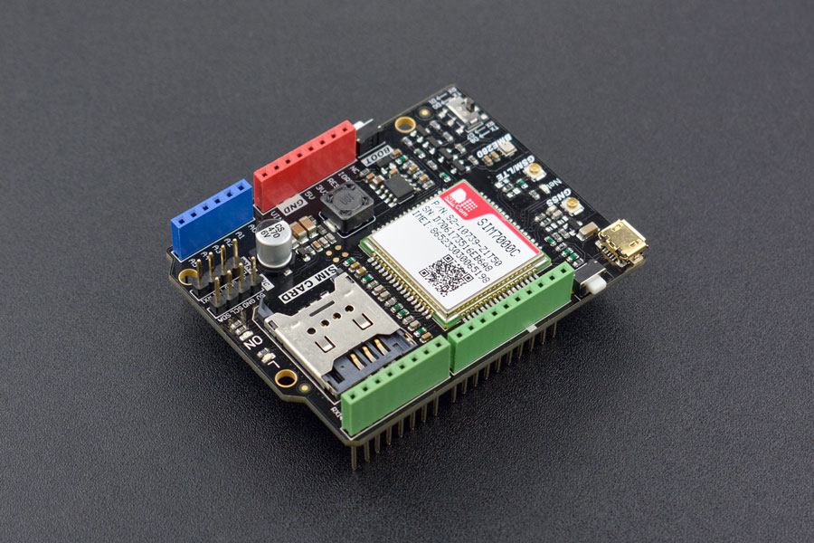 SIM7000C Arduino NB-IoT/LTE/GPRS/GPS Expansion Shield | Buy in ...