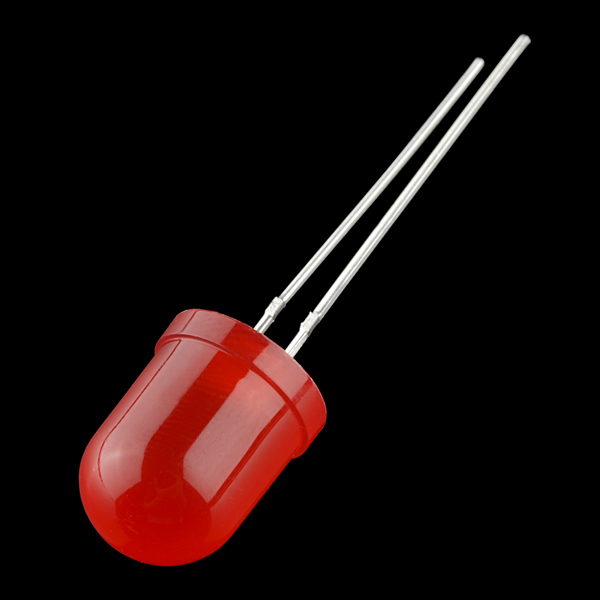 Diffused LED - Red 10mm | Buy in Australia | COM-10632 | Sparkfun ...