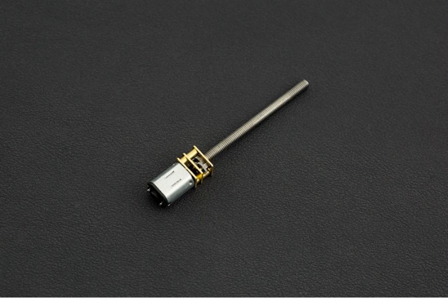 Micro Metal DC Geared with Lead Screw (6V 150RPM M4*55) | DFRobot FIT0491 | Core Electronics Australia