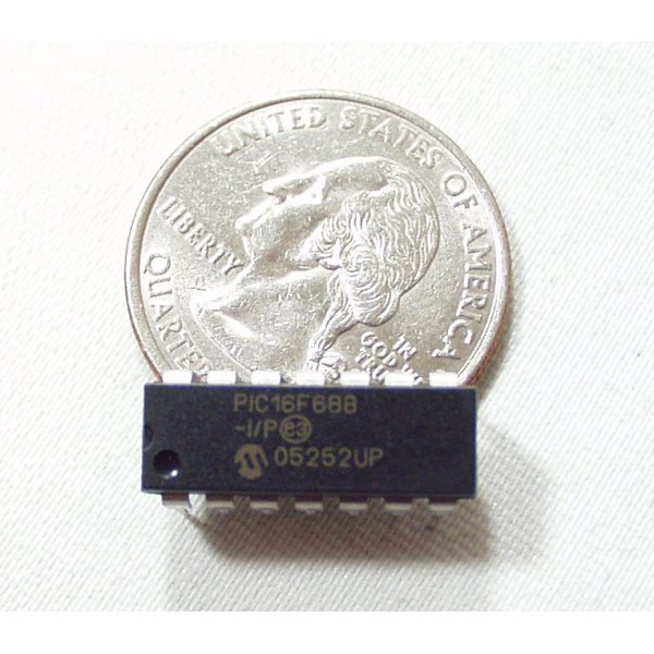 PIC 14 Pin 20MHz 4K 8A/D - 16F688 | Buy in Australia | COM-00219 | Core ...