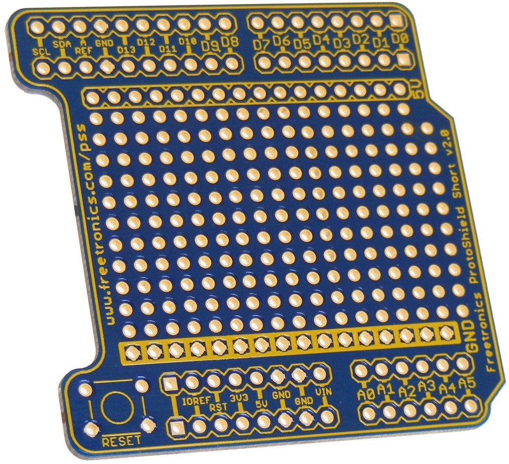Freetronics ProtoShield Short for Arduino | Buy in Australia | CE04495 ...