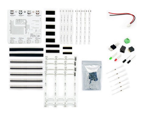Rainbow Set Module Rainbow Cube kit- RGB 4X4X4 (Rainbowduino Compatible) (Seeed Studio ...