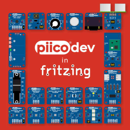 PiicoDev Ecosystem In Fritzing PiicoDev Ecosystem In Fritzing