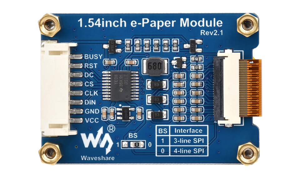 1.54inch e-Paper display (200x200) | Buy in Australia | WS-30475 | Core ...
