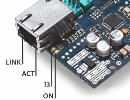 Arduino Ethernet Shield LED's