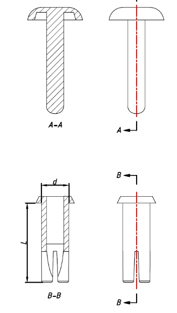 Makeblock Plastic Rivet R4100 (50-Pack) | Buy in Australia | MB71544 ...