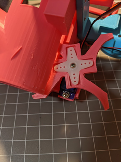 Continuous servo front view