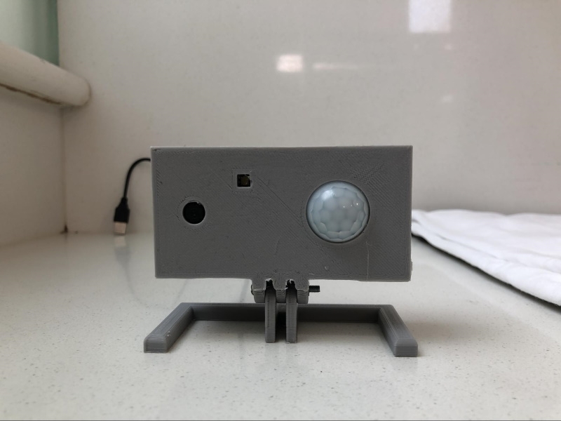 The completed camera