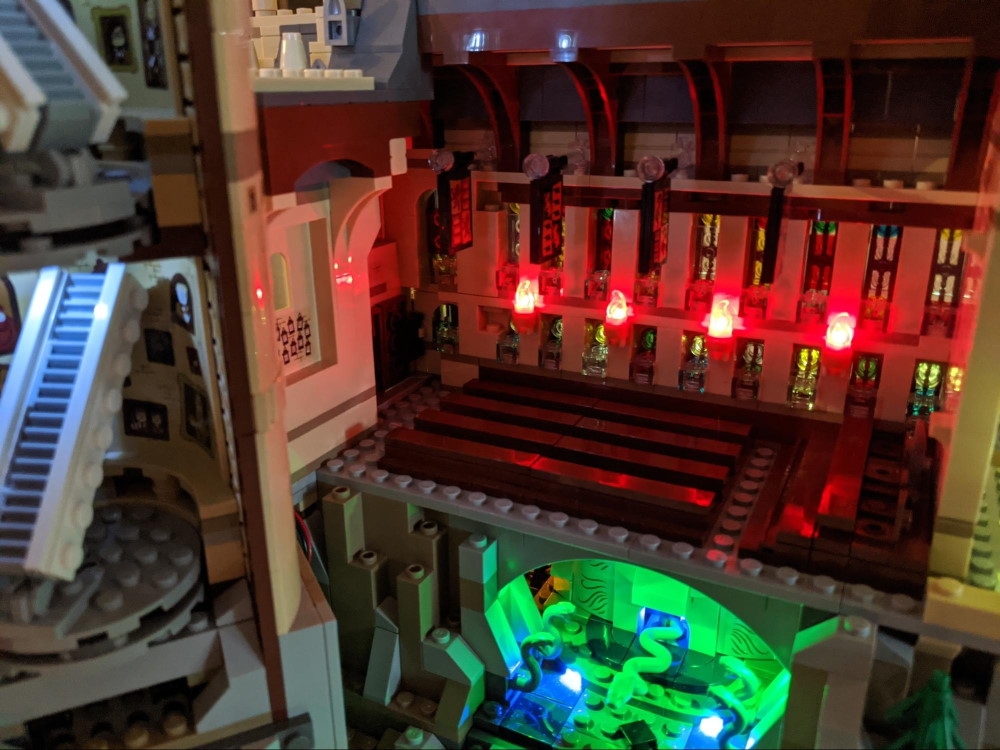 Candle LEDs This image shows the flickering LEDs used for candles