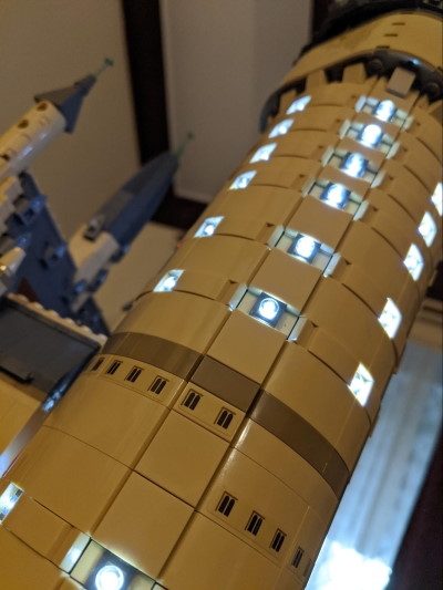 Parallel LEDs The tower was wired with parallel LEDs