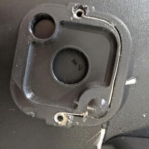 mini desk vacuum base plate the brush base plate with screws to pass power through