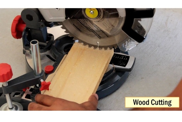 Cutting the wood for the box