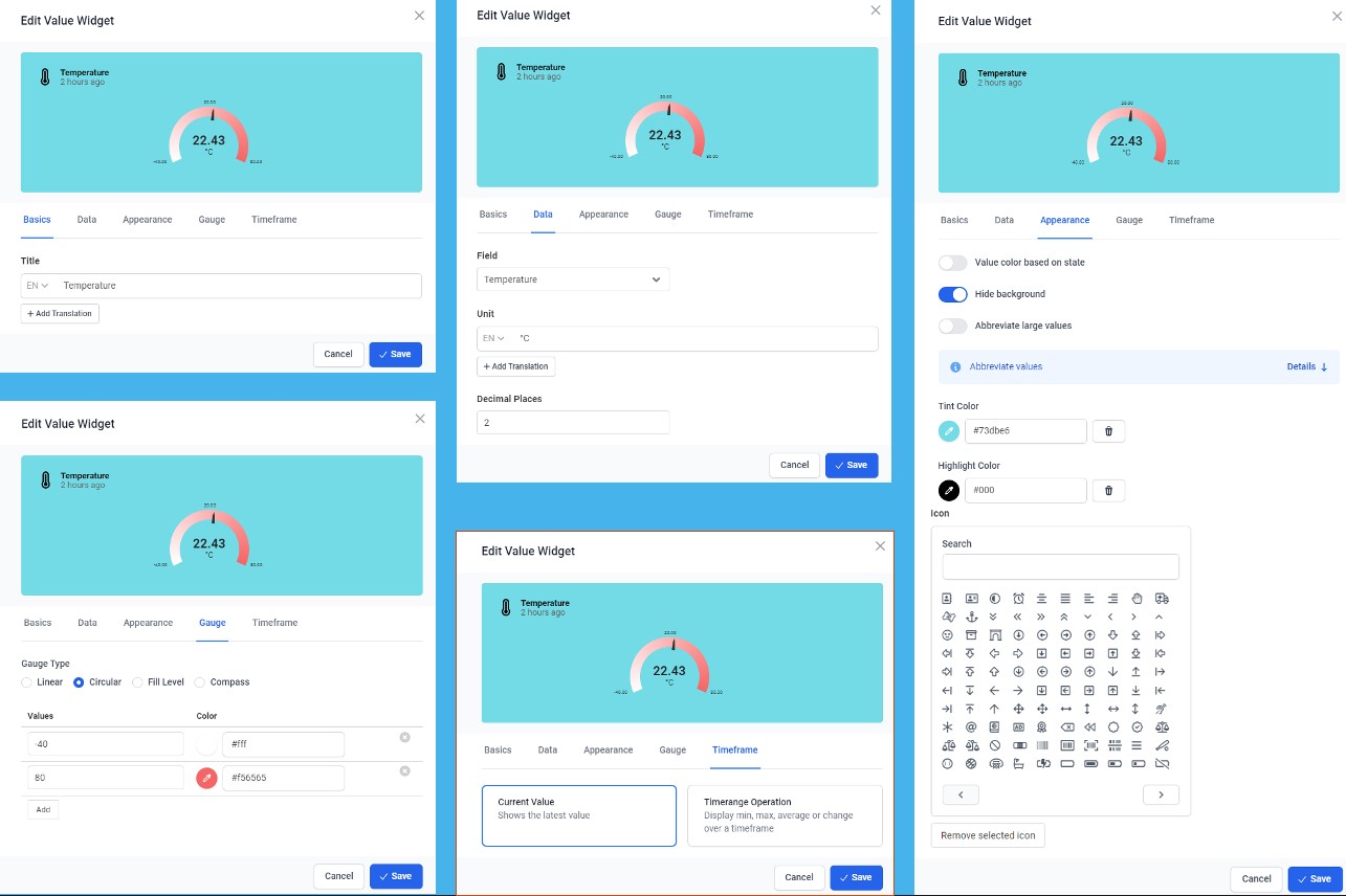 process to make a temperature gauge