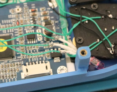 LED Light for power left in device indicator LED Light for power left in device indicator