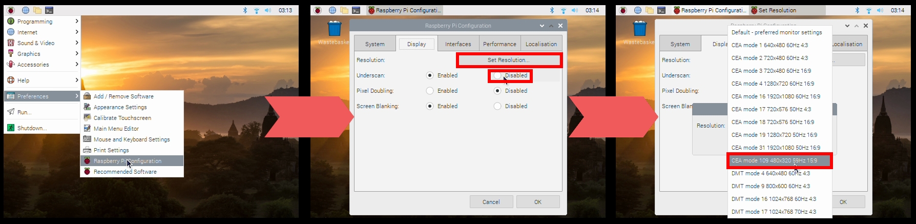 Setting the Screen Resolution Setting the Screen Resolution