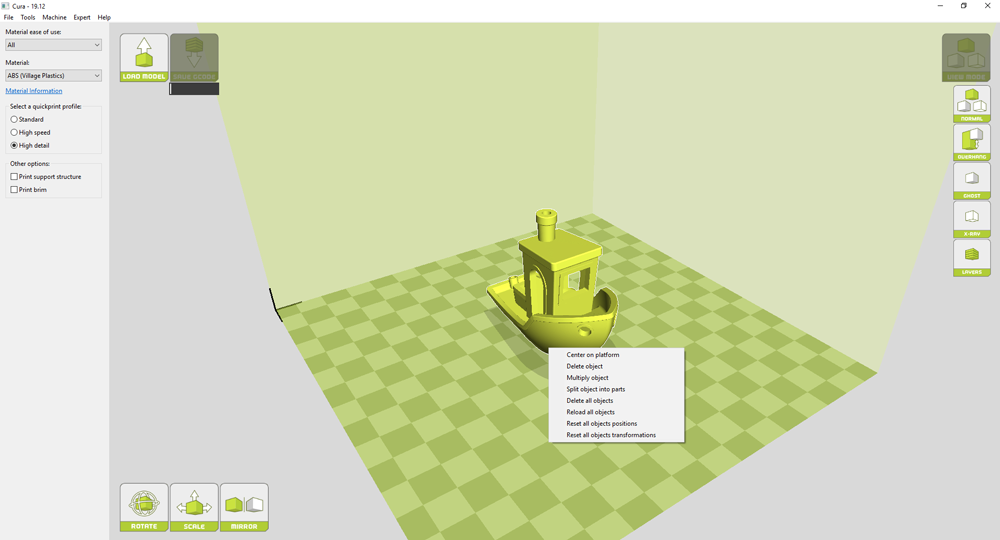 download cura 3d printer