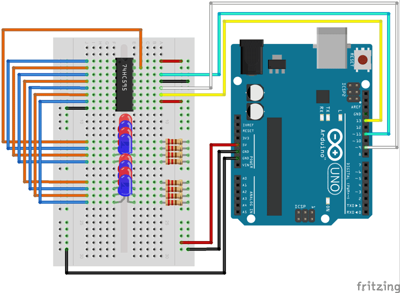 raspberry pi zero fritzing