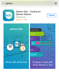 sphero edu app graphing