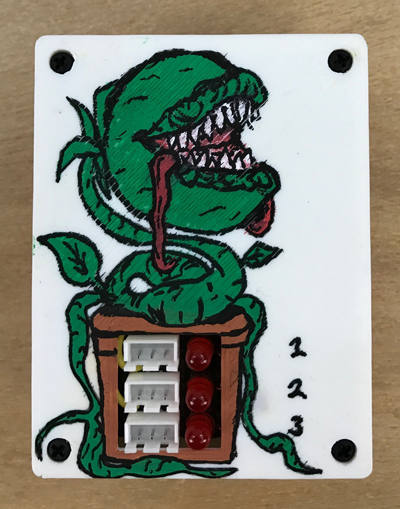 Top down painted enclosure