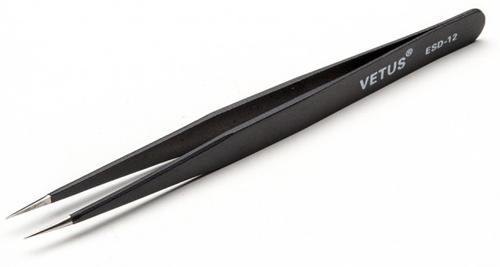 Straight 135mm Adafruit tweezers