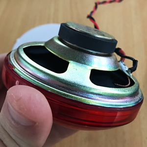 Dome/speaker attached