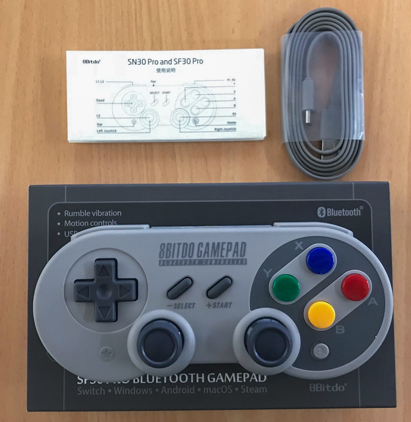 Manette Gamepad Bluetooth 8Bitdo SN30 pRO